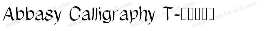 Abbasy Calligraphy T字体转换